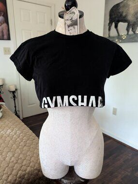 GYMSHARK Cropped Fraction Tee